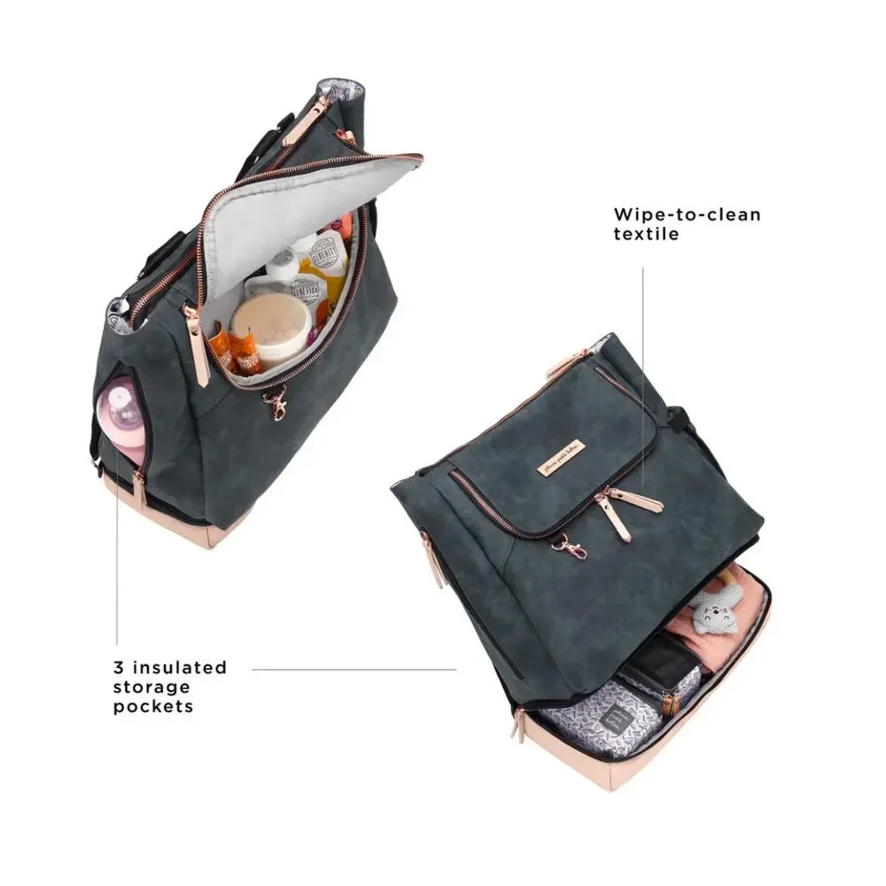 Petunia Pickle Bottom Pivot Pack in Indigo Blush Baby Diaper Bag